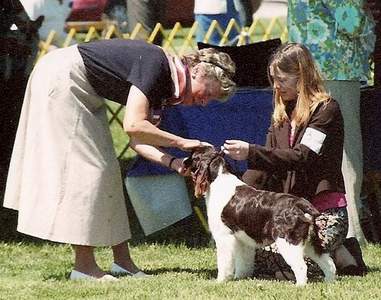 Junior Handler Heather Dowser with 'Katie'
