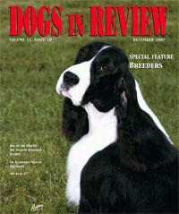 Madam featured in the Dec/07 issue of Dogs In Review magazine.